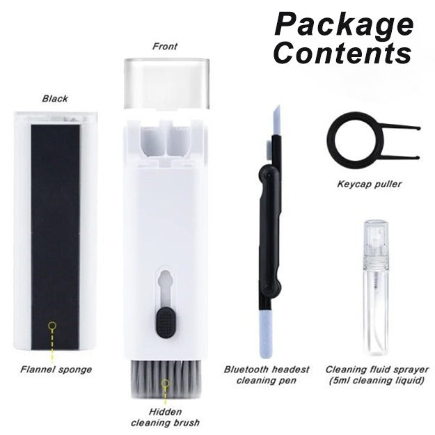 Multifunctional 7 In 1 Cleaning Brush Kit for Keyboard, Earphone & led Cleaner
