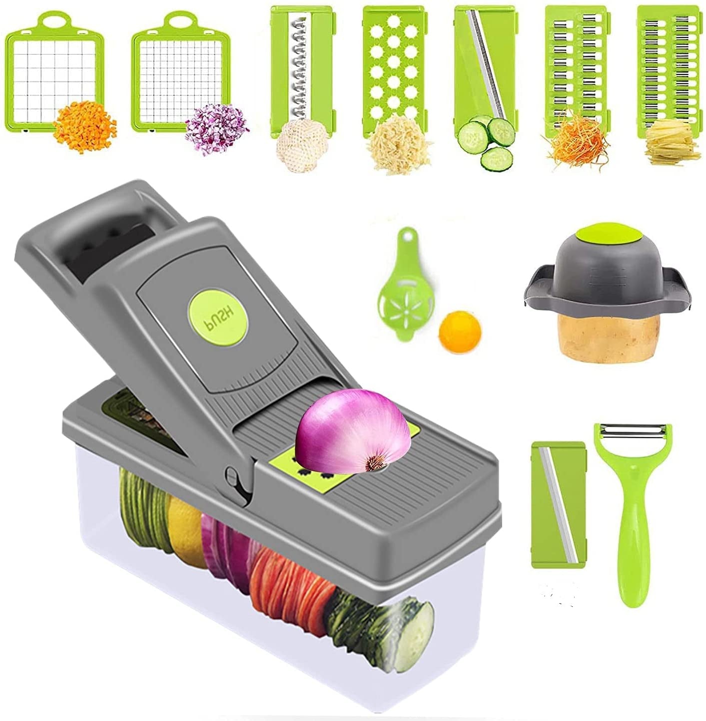 14 in 1 Multifunctional Vegetable Chopper Cutter