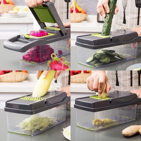 14 in 1 Multifunctional Vegetable Chopper Cutter