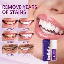 Colour Hismile V34 Corrector Purple Teeth Whitening Stain Removal Toothpaste