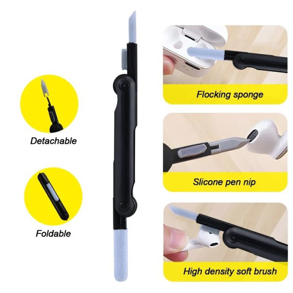 Multifunctional 7 In 1 Cleaning Brush Kit for Keyboard, Earphone & led Cleaner
