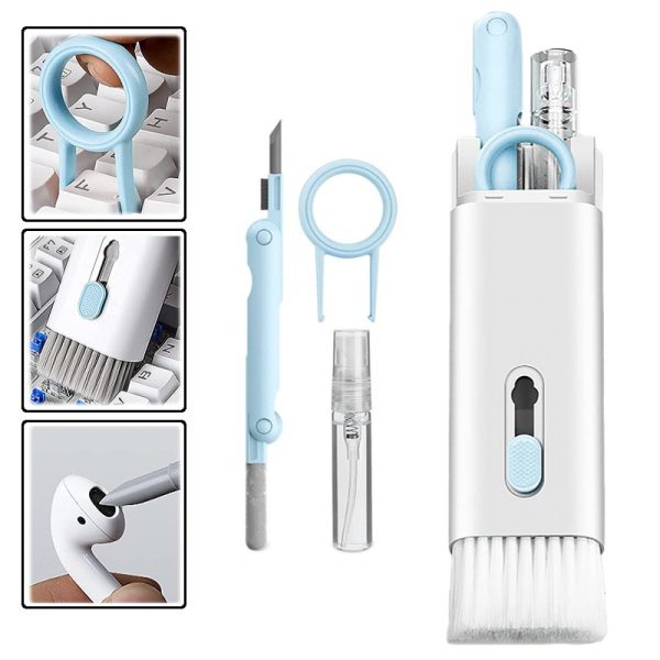 Multifunctional 7 In 1 Cleaning Brush Kit for Keyboard, Earphone & led Cleaner