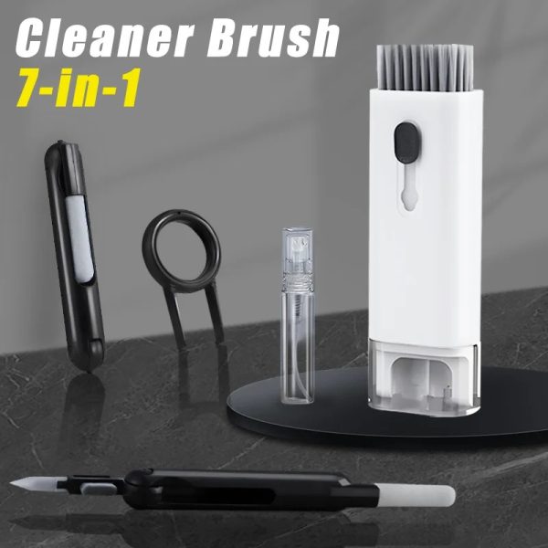 Multifunctional 7 In 1 Cleaning Brush Kit for Keyboard, Earphone & led Cleaner