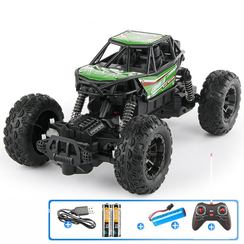 Alloy remote controlled off road vehicle can charge four way climbing car large children remote-controlled car