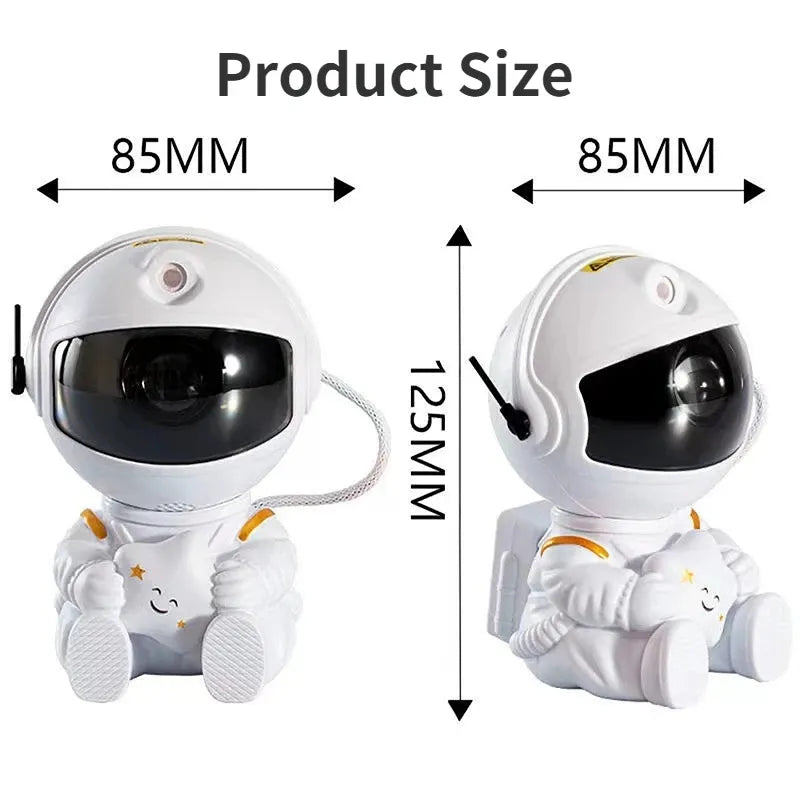 Galaxy Star Astronaut Sit Projector LED Night Light Starry Sky Porjectors Lamp Decoration Bedroom Room Decorative