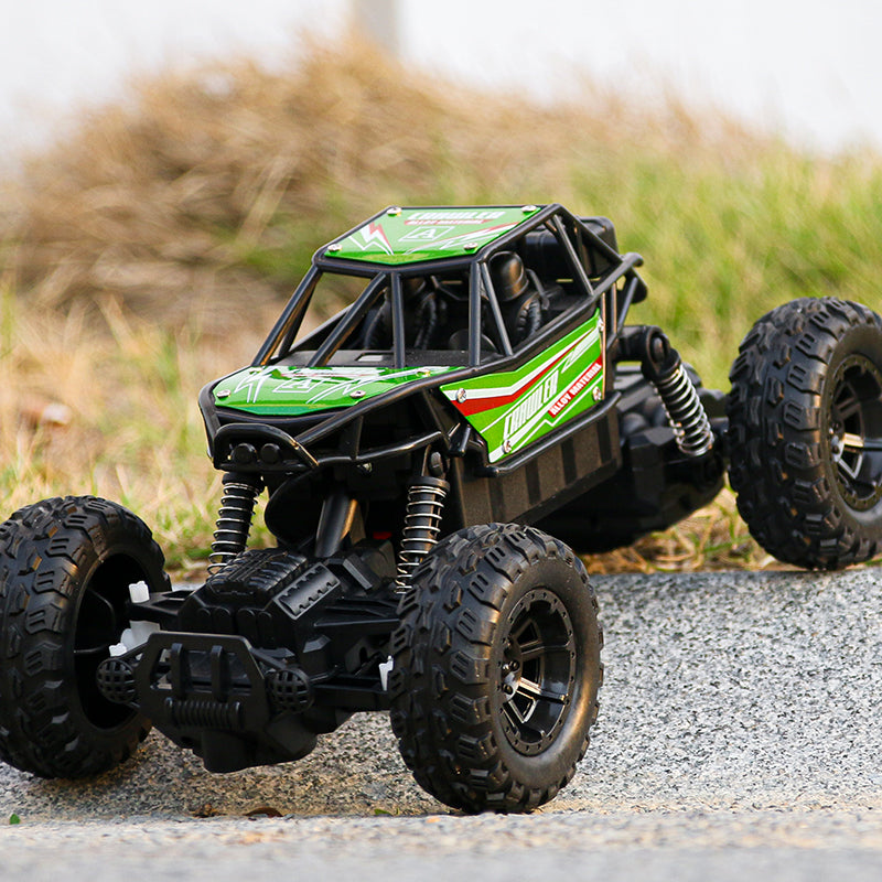 Alloy remote controlled off road vehicle can charge four way climbing car large children remote-controlled car