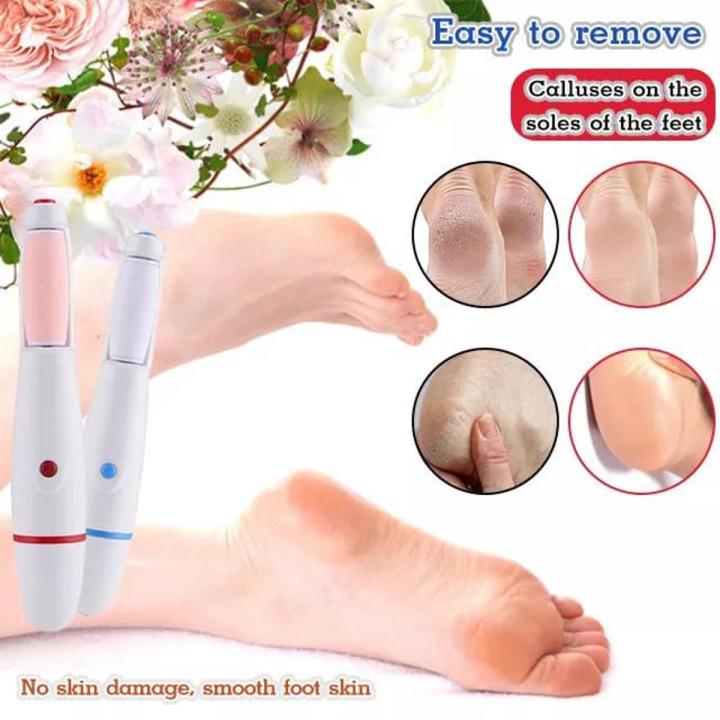 Electric Pedi Callus Remover Dead Skin Remover with 2 Attachment Heads