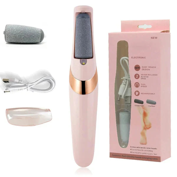 Electric Pedi Callus Remover Dead Skin Remover with 2 Attachment Heads